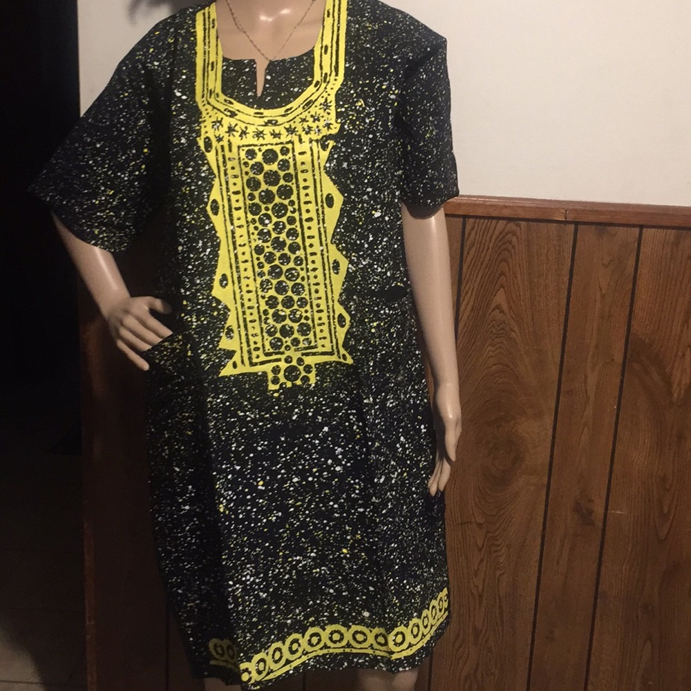 Dashiki Batik Dress
